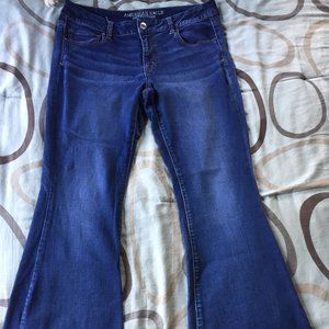 American Eagle Boho Artist Flares Size 14